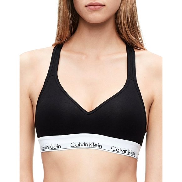 Calvin Klein Modern Cotton Lightly Lined Bralette - Picture 2 of 4
